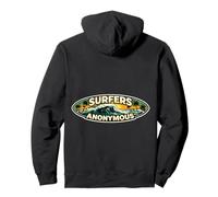 Surfers Anonymous Addicted to Surfing Lover Surf Joke Citation Sweat à Capuche