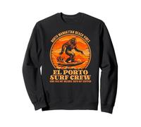 Surfeur Bigfoot Manhattan Beach South Bay The Porto Surf Sweatshirt