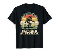 Surfeur Bigfoot Manhattan Beach South Bay The Porto Surf T-Shirt