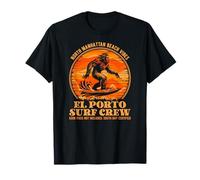 Surfeur Bigfoot Manhattan Beach South Bay The Porto Surf T-Shirt