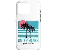 Surfeur de Plage rétro d'Outer Banks en Caroline du Nord Coque pour iPhone 16 Pro