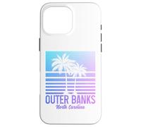Surfeur de Plage rétro d'Outer Banks en Caroline du Nord Coque pour iPhone 16 Pro Max