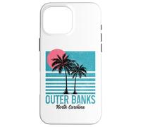 Surfeur de Plage rétro d'Outer Banks en Caroline du Nord Coque pour iPhone 16 Pro Max