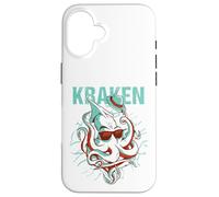 Surfeur Monstre Pieuvre Océan Qu'est-ce Que Le Pieuvre ? Coque pour iPhone 16