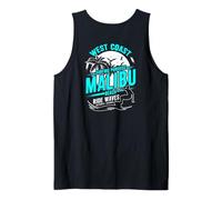 Surfeurs de la côte Ouest de la Californie de Malibu Beach Débardeur