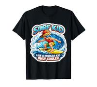 Surfez Kid Like A Regular Kid Only Cooler Funny Surfing Surfer T-Shirt