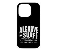 Surfez sur Les Vagues de sel en Algarve, Balade au Soleil et détendez-Vous Coque pour iPhone 14 Pro