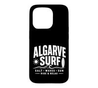 Surfez sur Les Vagues de sel en Algarve, Balade au Soleil et détendez-Vous Coque pour iPhone 15 Pro