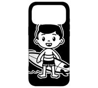 Surfing Boy Comic Look Beach Lifestyle for Boys Coque pour iPhone 17 Pro Max