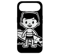Surfing Boy Comic Look Beach Lifestyle for Boys Coque pour iPhone Air