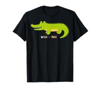 Surfing Crocodile Funny Animal Lover Cool Kids, Alligator T-Shirt