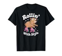Surfing Surf Skate Capybara Capibara Carpincho Skating T-Shirt