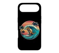 Surfing Trex Planche de Surf Dinosaure hawaïen rétro pour Amateurs de Surf Coque pour iPhone Air