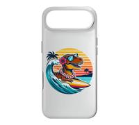 Surfing Trex Planche de Surf Dinosaure hawaïen rétro pour Amateurs de Surf Coque pour iPhone Air