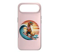 Surfing Trex Planche de Surf Dinosaure hawaïen rétro pour Amateurs de Surf Coque pour iPhone Air