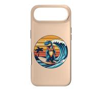 Surfing Trex Planche de Surf Dinosaure hawaïen rétro pour Amateurs de Surf Coque pour iPhone Air