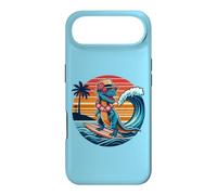 Surfing Trex Planche de Surf Dinosaure hawaïen rétro pour Amateurs de Surf Coque pour iPhone Air