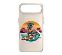 Surfing Trex Planche de Surf Dinosaure hawaïen rétro pour Amateurs de Surf Coque pour iPhone Air