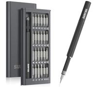 SURFOU 49 en 1 Set Tournevis de Précision, Portable Set Tournevis Bricolage Electronique de Réparation Kit avec 48 Embouts Magnétiques Tournevis Torx Hex pour PC, MacBook, iPhone, Lunettes, Montre