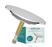 SURFOU Bouchon Baignoire Diametre 72mm, Bouche Bain Universel, Bouchons pour Bain à Remous, Joint d’Étanchéité 44 MM, Convient à l’Évacuation de la Vidange Baignoire