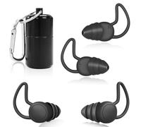 SURFOU Bouchon d'oreille Pour Dormir 2 Paires, Anti Bruit Earplugs Réutilisable, Bouchons D'oreilles Mini, Ear Plugs for Sleep Avec Nuit Oreilles Protection Plug Silicone Earplug