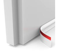 SURFOU Boudin de Porte 100CM, Joint De Etancheite Porte Insectes Entree Auto-adhésif, Bas de Porte Isolant Froid Phonique, Poussière Idéal pour l'isolation contre le froid, le bruit & l'humidité