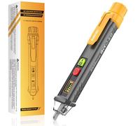 SURFOU Testeur de tension sans contact AC 12 V/48 V-1000 V avec NCV, lumière LED, alarme acoustique, détecteur de rupture de câble et détection de fil en direct/zéro