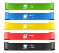 SURFOU Elastique Musculation Set, Élastique Sport Bande, Fitness Elastic Band, Resistance Bandes Elastiques Résistance Élastiques Pilates Yoga Exercice Resistances Sangle Exercise Fitnesse
