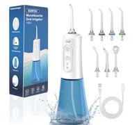 SURFOU Jet Dentaire Hydropulseur Professionnel Portable Water Flosser for Teeth, Détartreur Hydropulseurs Et Irrigateurs Nettoyage Dents Jet D'eau, Dent Nettoyeur Pulseur Interdentaire Irrigateur