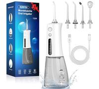 SURFOU Jet Dentaire Hydropulseur Professionnel Water Flosser for Teeth, Hydropulseurs Et Irrigateurs Nettoyage Dents Jet D'eau, Dent Nettoyeur Pulseur Interdentaire Irrigateur Portable Détartreur