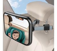 SURFOU Miroir Voiture Bébé, Miroirs Auto Bébés Réglable, Bebe Retroviseur Claire Vision, Enfant Rétroviseur Siege Retro Mirror Baby Mirroir Safety Car Easy Installation
