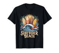 Surfrider Beach Malibu California Art for the Surf T-Shirt