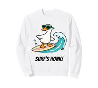 Surf's Honk Funny Goose Surf pour Adolescents, Hommes, garçons, Tout-Petits Sweatshirt