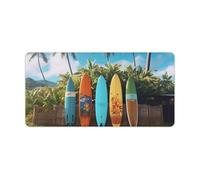 Surf's Up Tapis de souris de jeu antidérapant pour clavier de surf 30 x 60 cm