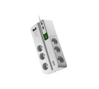SurgeArrest Essentiel - Protection contre les surtensions - CA 230 V - 2300 watt - connecteurs de sortie : 6 - 2 m cordon - Belgique, France - blanc