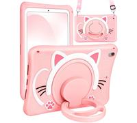 SurgeCraft Étui pour iPad Air 3ème génération, étui Pro 10,5 pouces motif chat mignon filles coque kawaii femmes avec sangle et poignée de support, coque en silicone souple pour Apple iPad Air 3, Pro