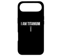 Surgery I Am Titanium Spinal Fusion Genouillère Remplacement Coque pour iPhone Air