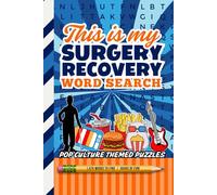 Surgery Word Search: Hardcover Keepsake / Pop Culture Themed Puzzles / 1,470 Items To Find / Post Op Activity Book / Get Well Soon - Comfort And Relaxation Aid / Recovery Gifts For Women - Men