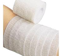 Surgifix - Bandage élastique cohésif Autofix Haft, fixation instantanée et prolongée, compression légère, ne colle pas à la peau et aux cheveux; Blanche; Mesure 4 m x 10 cm, 36 rouleaux en étui