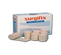 Surgifix - Bandage Élastique Idéal, Ourlé avec Crochets de Bandage, Bandage de Confinement Élastique Non Adhésif, Taille 4,5 x 10 cm, 20 Rouleaux Emballés Individuellement