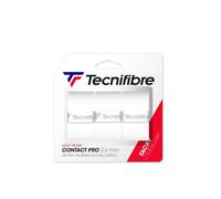 Tecnifibre Overgrips Contact Pro - Lot de 3 - Blanc