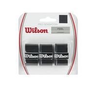 Wilson Pro Overgrip Sensation Pack De 3 , Couleur: noir , Taille: nosize