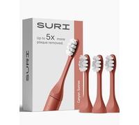 SURI 2.0 Brosse à dents électrique Sonic | Capteur de pression et étui de voyage de nettoyage UV | 1 mois + batterie | Conçue à Londres | Brosse à dents électrique pour adultes | Brosses à dents de