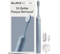 SURI 2.0 Nouvelle Brosse à Dents Électrique Sonic avec Capteur de Pression | Batterie de 1 Mois+ | N°1 au Royaume-Uni | Brosse à Dents Électrique pour Adultes | Brosses à Dents Sonic | Bleu