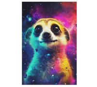 Suricate Puzzle en Bois 1000 Pièces, DIY, Divertissement Créatif, Amusement Puzzles pour Adultes Et Enfants À Partir De 12 Ans, （78×53cm）