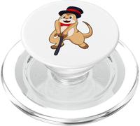 Suricate Retraité Canne PopSockets PopGrip pour MagSafe
