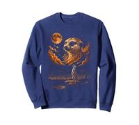 Suricate Suricate Moon African Savanna Stargazer Sweatshirt