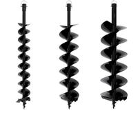 SURICUT - Lot de mèches SEMI-PROFESSIONNELLES Ø 100 + 150 + 200 mm pour tarière thermique