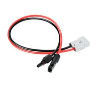 Surieen Anderson Fiche solaire vers câble de connecteur 50 A, fiche 10 AWG pour panneau solaire, kits de connecteurs RV