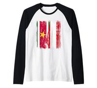 Surinam Autriche Demi Drapeau Surinamais Autriche Patrimoine Manche Raglan